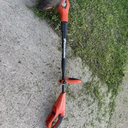 Two Black & Decker Battery Powered Weed eaters 