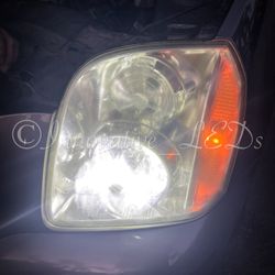 H3 LED Fog Light Bulb 6500K White,  30W 8000Lumen, H3 LED Headlight Bulbs for Fog Lamp DRL High/Low Beam, Canbus Error Free Long Lifespan 