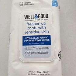 Well & Good Cat Wipes