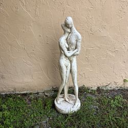 Art Deco Nude Man And Women Heavy