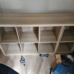 Ikea 8 Cube Organizer With 8 $20 Doors!