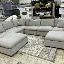 Gray Fabric Sectional From Costco 