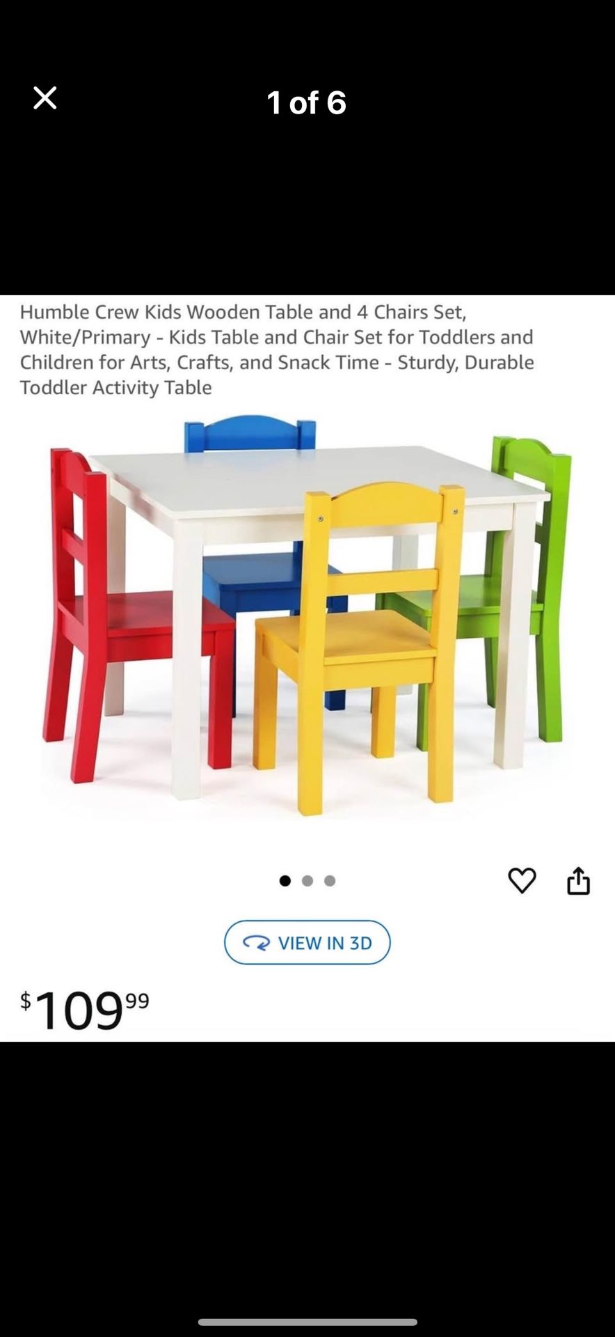 Table And Chairs For Toddlers PENDING