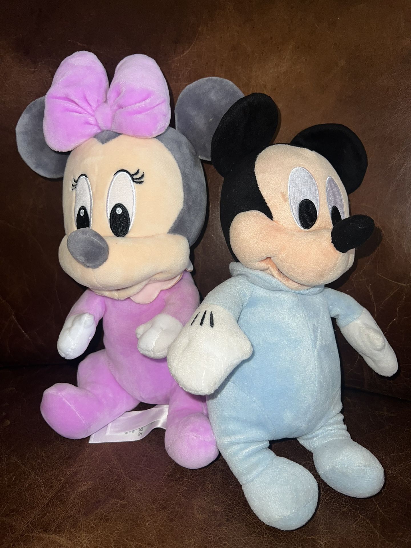 Baby Minnie Mouse And Mickey Mouse Plush Disneyland