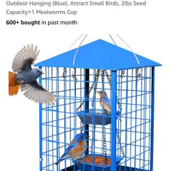 Caged Bird Feeder-squirrel proof