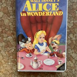 Alice In Wonderland VHS