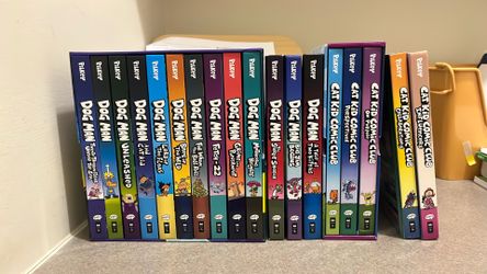 Dog man, cat kid book series