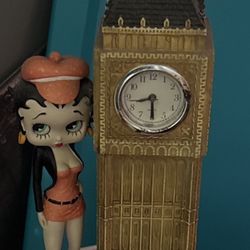 Betty Boop Statue Big Ben -Vintage - Stands 1ft 3inches