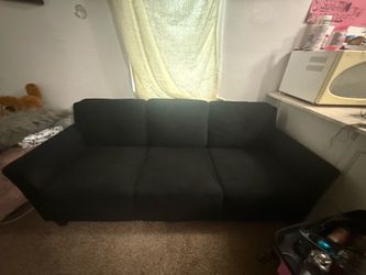 Black sofa