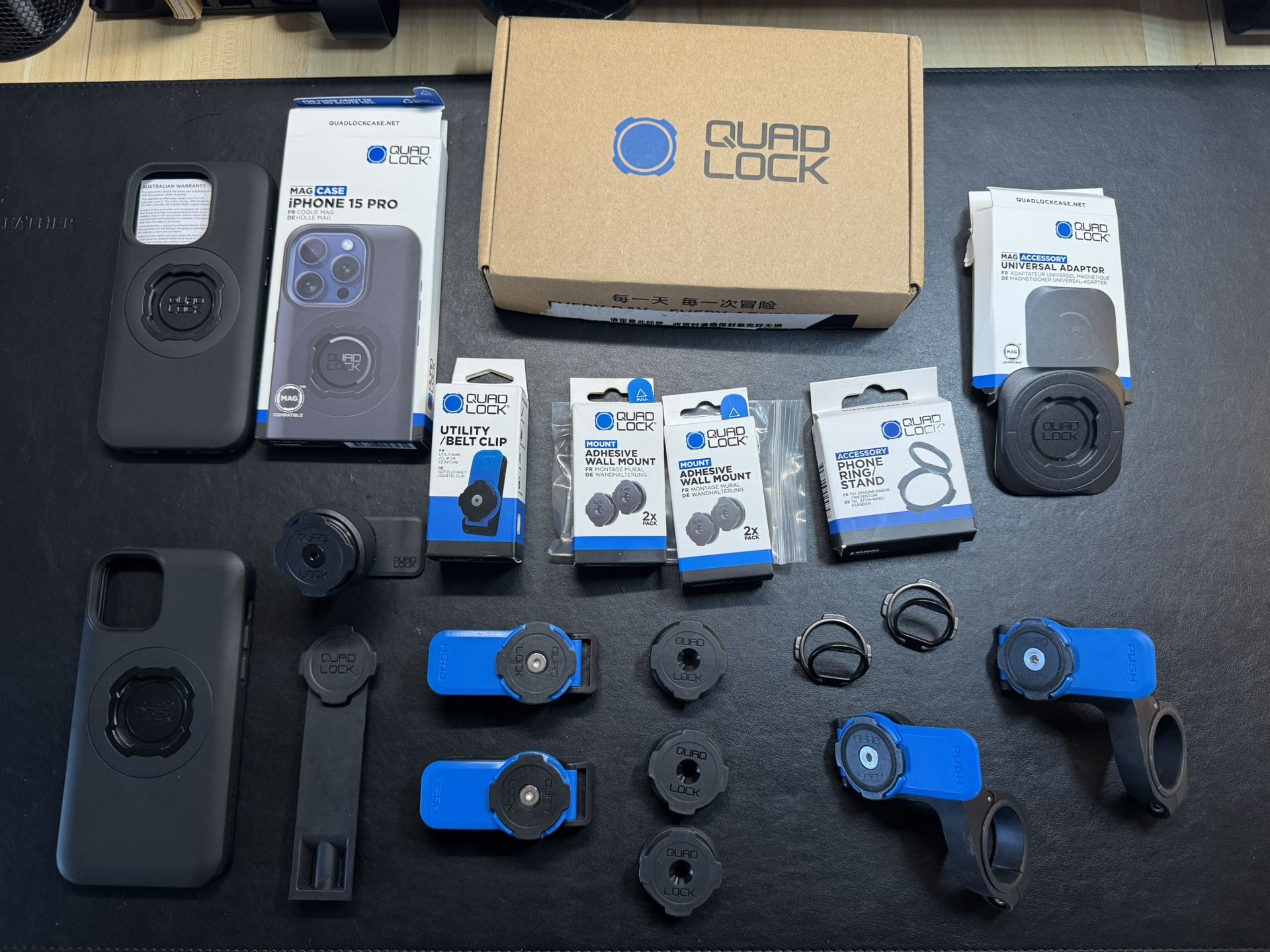 50% OFF - Massive Quad Lock Bundle - Bike Mounts, Phone Cases, and more