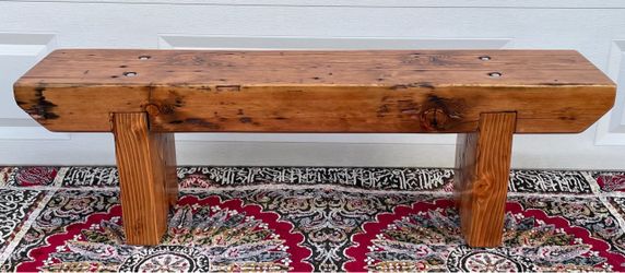 Bench Rustic Solid Wood