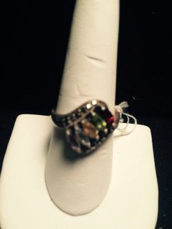 Vintage sterling mothers ring