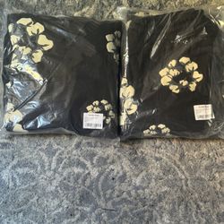 Denim Tears Black Cactus Wreath Hoodie & Pants Set L