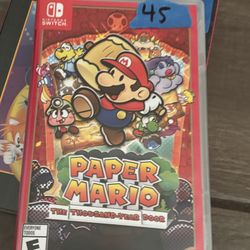 Paper Mario the Thousand Oaks Nintendo Switch 