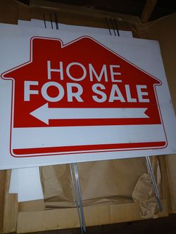 4 piece Home for sale yard signs