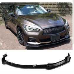 2016+ Infiniti Q50 Base Model Carbon Fiber Front Lip 