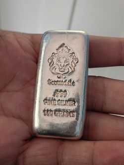 100 Gram Scottsdale Silver Bar
