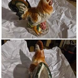 Vintage Creamic Rooster 