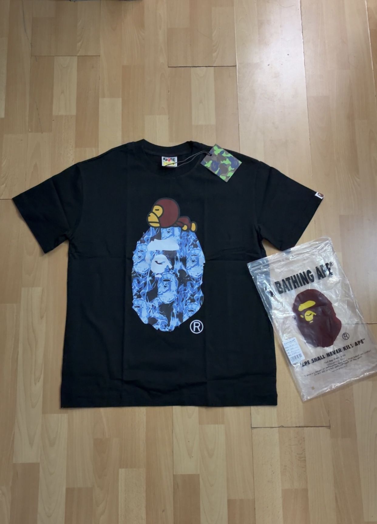 BAPE ABC Camo Big Ape Head Tee