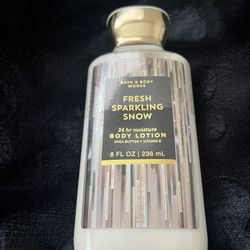 bath and body works: fresh sparkling snow 
