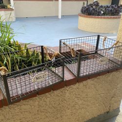 Decor Metal Boxes Great For Storage With Rope Handles