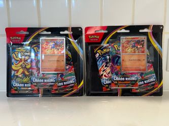 2x Pokémon Chaos Rising 3-Pack Blister — Charmeleon Promo Sealed 🔥