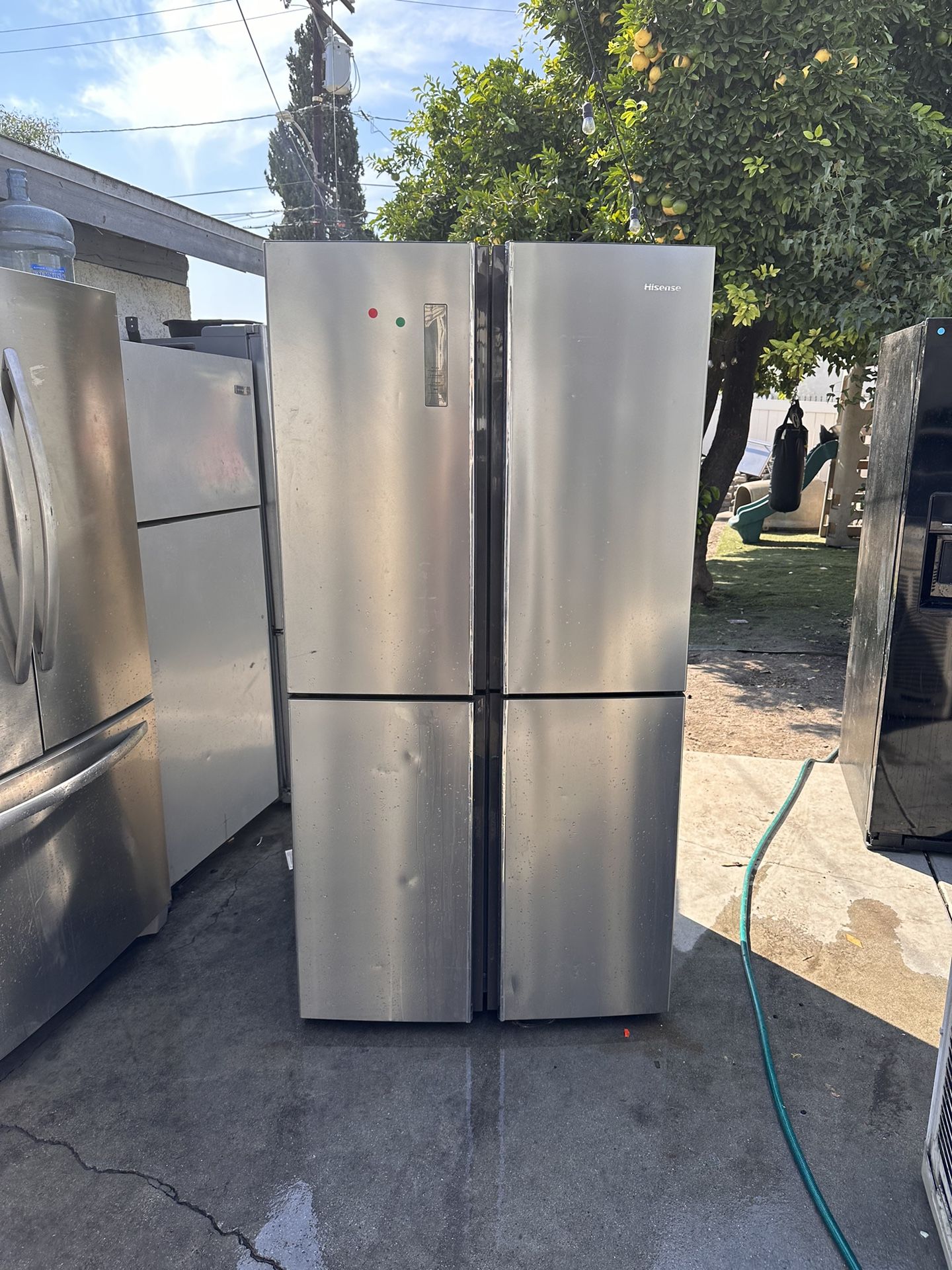 Four-Door Refrigerator Stainless$450