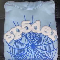 Sp5der Hoodie “Sky Blue”