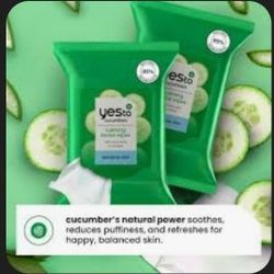 YesTo Cucumber Calming Facial Wipes