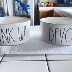 Rae Dunn Rare Dog Bowls