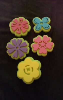 New foam flower stamps