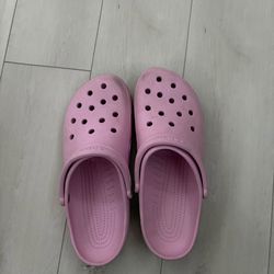 Pink crocs size 13 mens