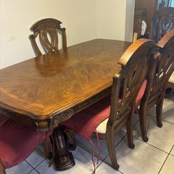 Cherry Wood Dining Table  500 OBO