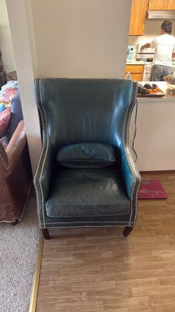 Green Leather Chair