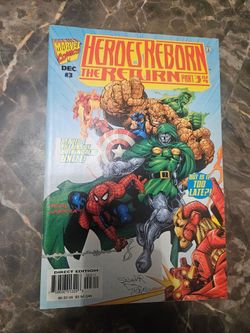 HEROES RETURN #3 - MARVEL COMICS, SPIDER-MAN, AVENGERS, FANTASTIC FOUR, DR. DOOM