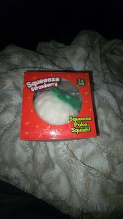 White strawberry squishy
