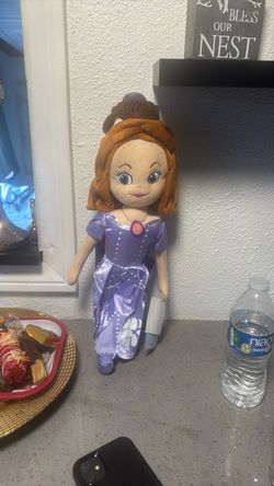 Disney Sofia the First Plush Doll back pack