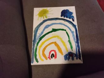 Paint by a 6 years old.