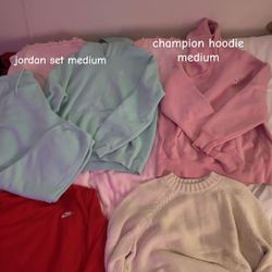 hoodies, dress, shirts, jeans, bikini
