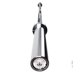 Super heavy duty 7 foot signature Olympic bar weight 45 pounds capacity 1500 pounds