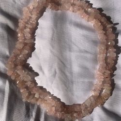 Vintage Rose Quartz Necklace