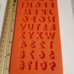 Alphabet Silicon Mold $8