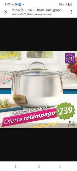 Olla De 22 Quartos  Tri Ply