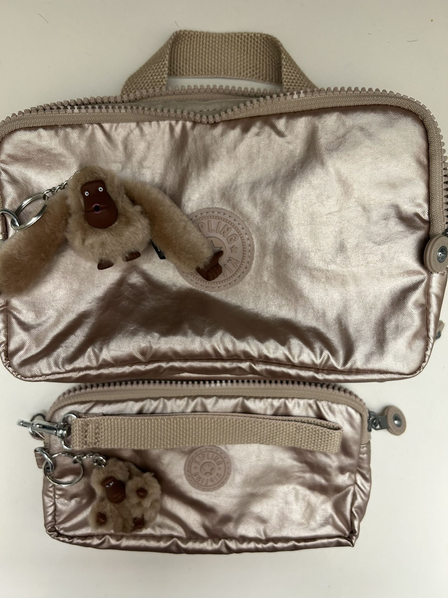 Kipling Jaconita Toiletry and Wristlet Bags