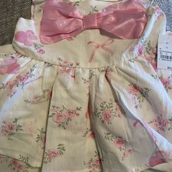 NWT Beautiful Disney Junior Minnie Easter Dress