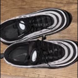 Black Nike Airmax 97s, Size U.S. 8.5.