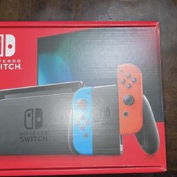 Nintendo Switch 32GB Handheld Console - Neon Red/Neon Blue 
