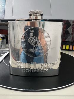 Wild Turkey bourbon pocket flask