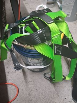 Harness and rope for climbing