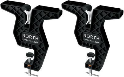 Swix T Bar Freeride Vise Ski & Snowboard Wide North Collection by Universal (2 Piece), Black